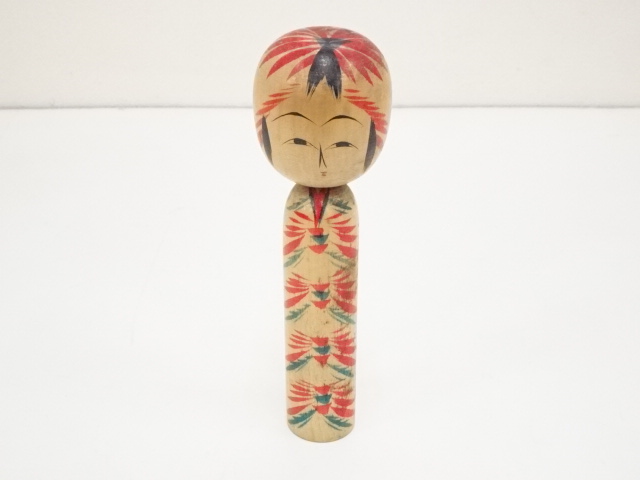 TRADITIONAL JAPANESE CRAFT / KOKESHI DOLL (18.5 cm)/ ARTISAN WORK